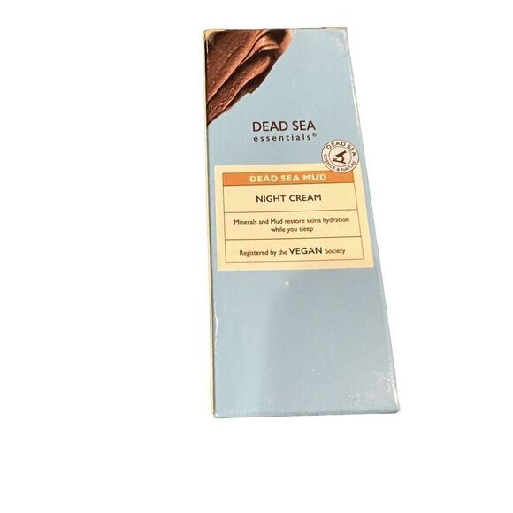 Dead Sea Essentials by AHAVA Mud Night Cream Vegan  NIB FULL SIZE 1.7 Fl - Picture 3 of 5